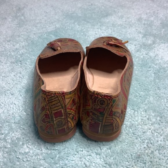 Boho Leather Moroccan Tassel Loafers | Hand Crafted - Picture 7 of 8